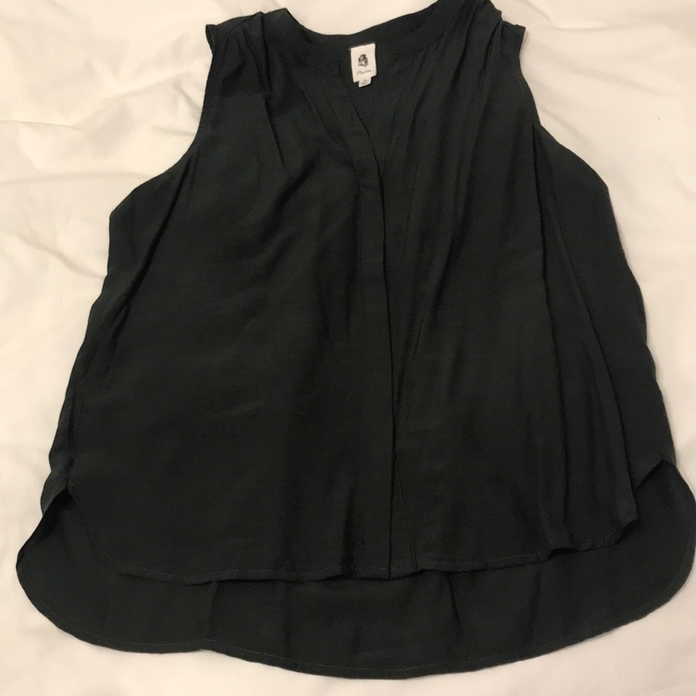 Olive green tank top